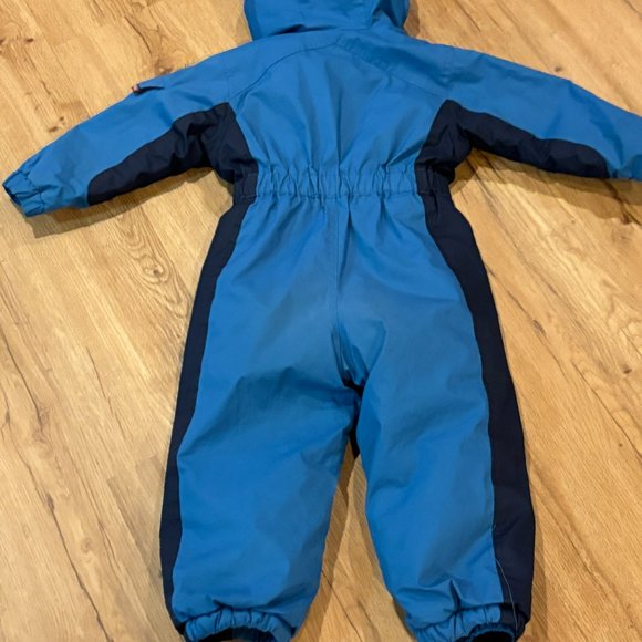 ~~REI Kids 2T Blue Full Body Snow Skiing Suit Toddler Winter Vintage - Picture 4 of 5
